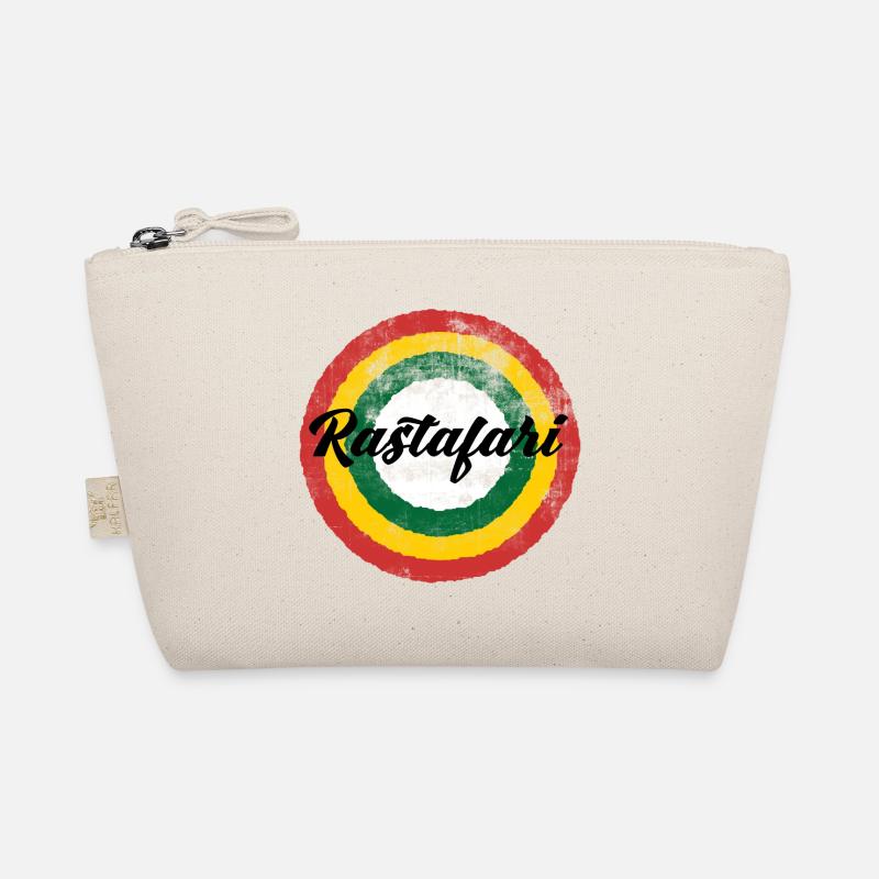 Rastafari Rainbow Design Organic Pouch