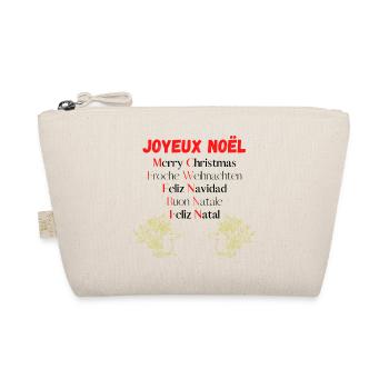 Joyeux noël Idée cadeau de noël - Trousse biologique - nature - Devant