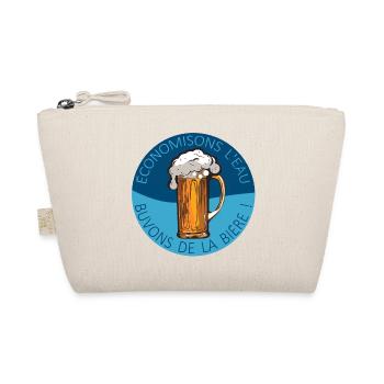 economisons eau buvons biere alcool humour - Trousse biologique - nature - Devant