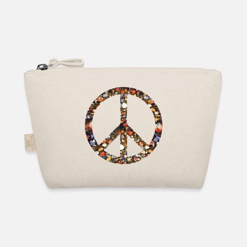 Peacezeichen Friedensbewegung Friedenssymbol Peace Bio-Täschchen