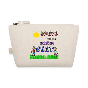 Danke für die schöne Zeit - Bio-Täschchen - Natur - Vorne