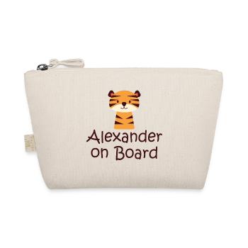Alexander on board - Bio-Täschchen - Natur - Vorne