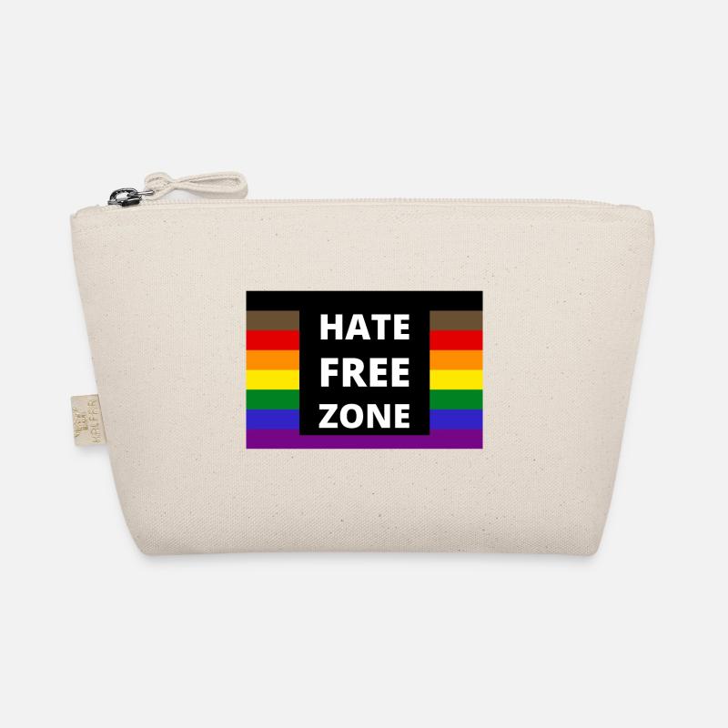 HATE FREE ZONE | queer Organic Pouch