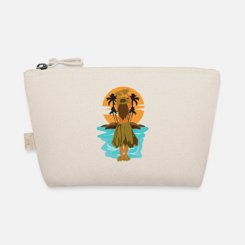 Hawaii Hula-Tanz Hula-Mädchen Geschenkidee Bio-Täschchen