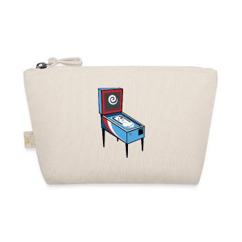 Pinball pinball machine vector motif - Organic Pouch - nature - Front