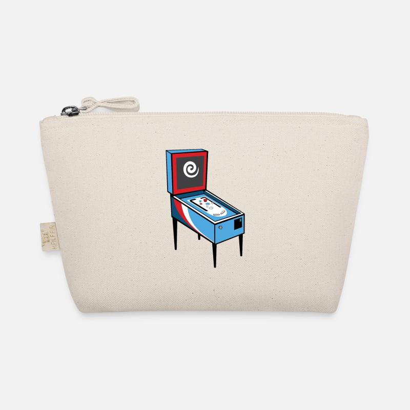 Pinball pinball machine vector motif Organic Pouch