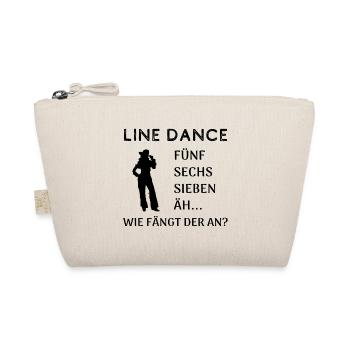 Line Dance Frage: Wie fängt der an? - Bio-Täschchen - Natur - Vorne