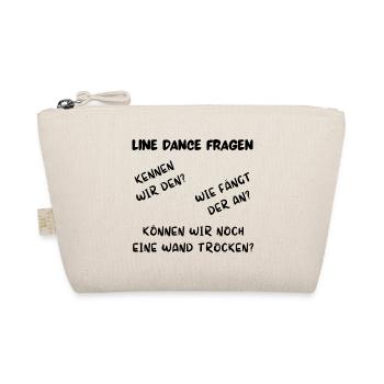 Line Dance Fragen: Kennen wir den, wie fängt er an - Bio-Täschchen - Natur - Vorne
