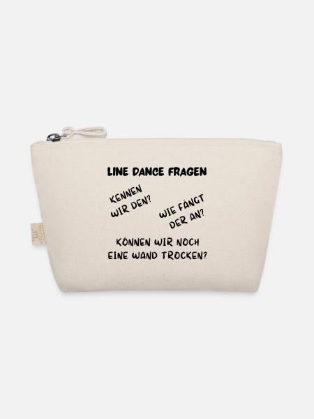 Line Dance Fragen: Kennen wir den, wie fängt er an - Bio-Täschchen - Natur