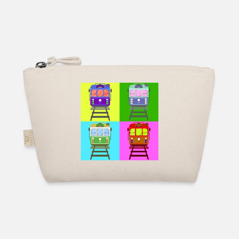 Tramway, pop art tram Trousse biologique