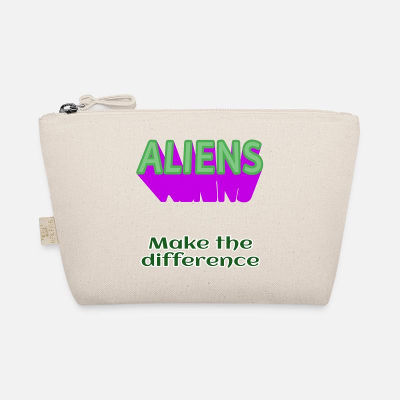 ALIENS Aliens make the difference without alien - Organic Pouch - nature