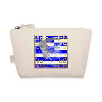 GR Greece Flag Country Dancer Gold - I Love Greece - Bio-Täschchen - Natur - Vorne