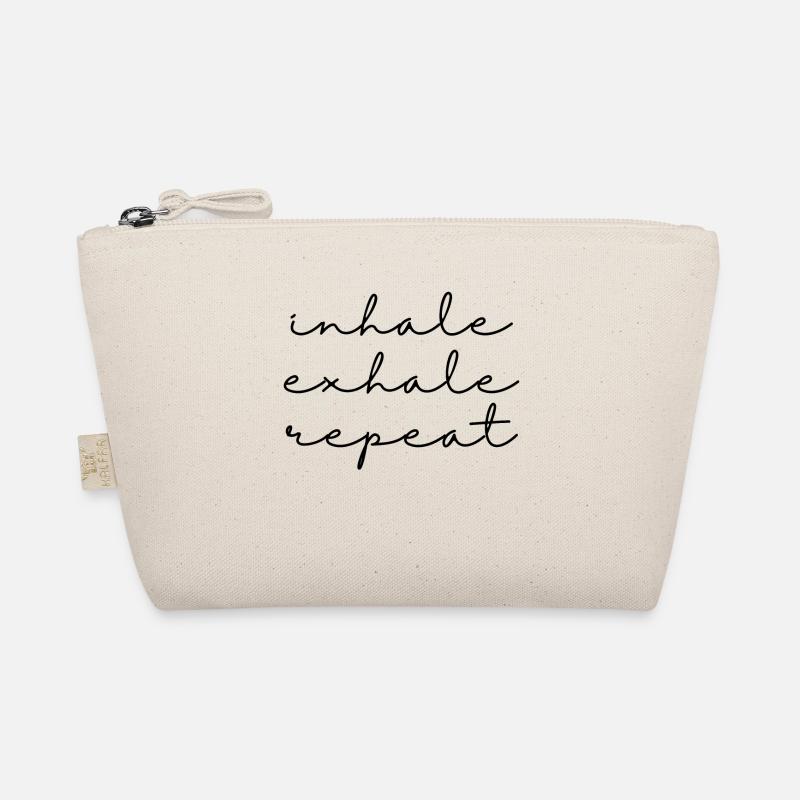 inhale - exhale - repeat - Bio-Täschchen - Natur