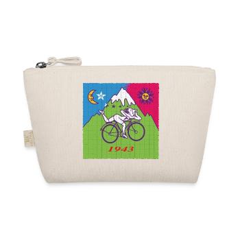 Albert Hofmann Fahrradtag LSD Löschblatt - Bio-Täschchen - Natur - Vorne