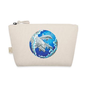 Curious dolphins - Sonja Ariel von Staden - Organic Pouch - nature - Front