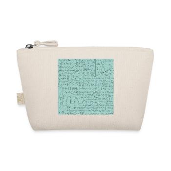 Math Equation Pattern, Math Formula Lover Gift - Organic Pouch - nature - Front
