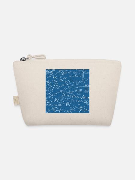 Mathe-Gleichung-Muster, quadratische Formel Mathe Geschenk - Bio-Täschchen - Natur - Vorne
