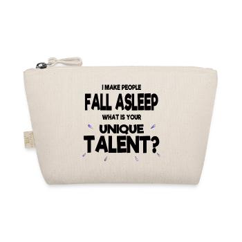 Anesthesia anesthesiologist superpowers gift funny - Organic Pouch - nature - Front