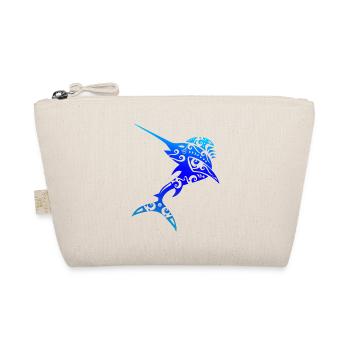 Maori Swordfish Polynesia Tribal Tattoo Gift - Organic Pouch - nature - Front