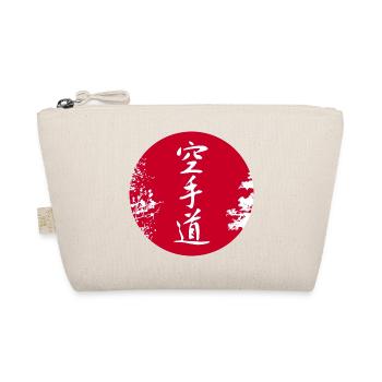 Karate-Do Au fRotem Punkt Weiß - Bio-Täschchen - Natur - Vorne