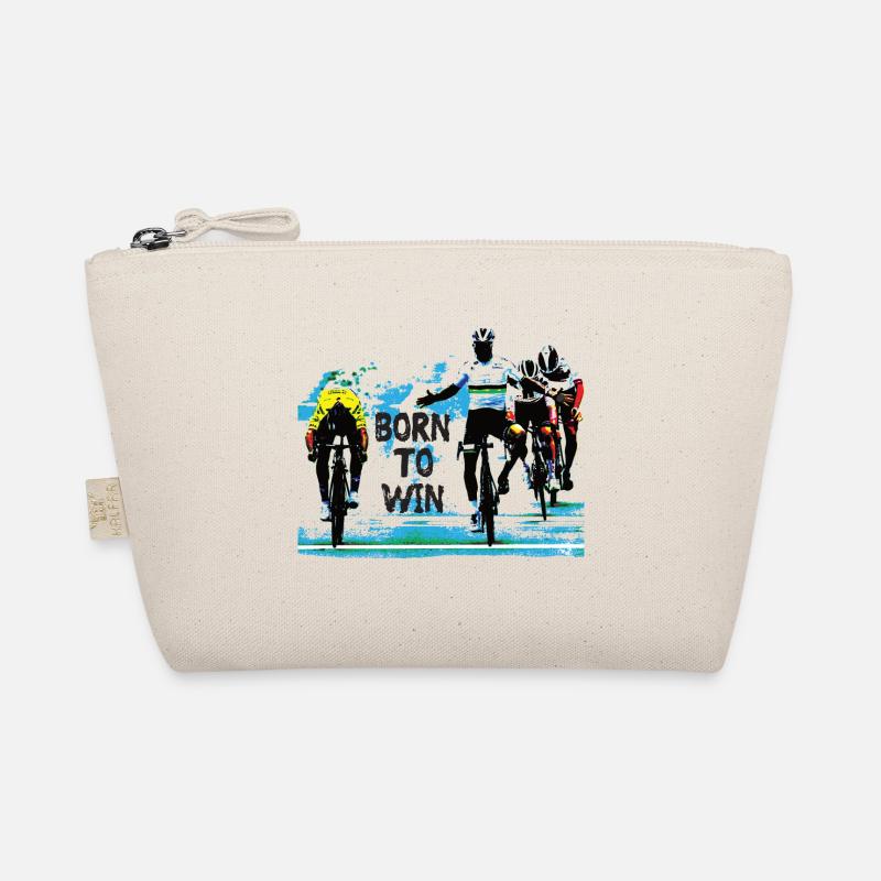 born to win #1 - Radsport - Bio-Täschchen - Natur