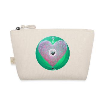 Heart of the loving healing Sonja Ariel vonStaden - Organic Pouch - nature - Front