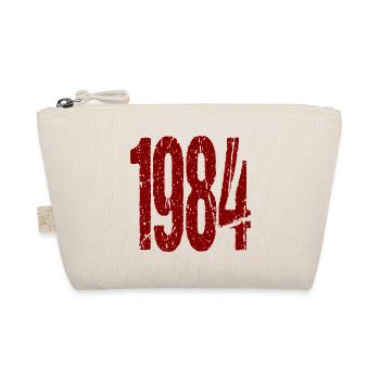 1984 Protest Demo Design - Organic Pouch - nature - Front