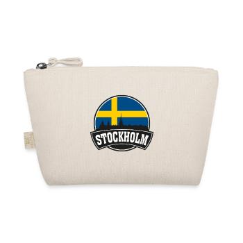 Stockholm Suède Skyline Voyage Souvenir Suédois F - Trousse biologique - nature - Devant