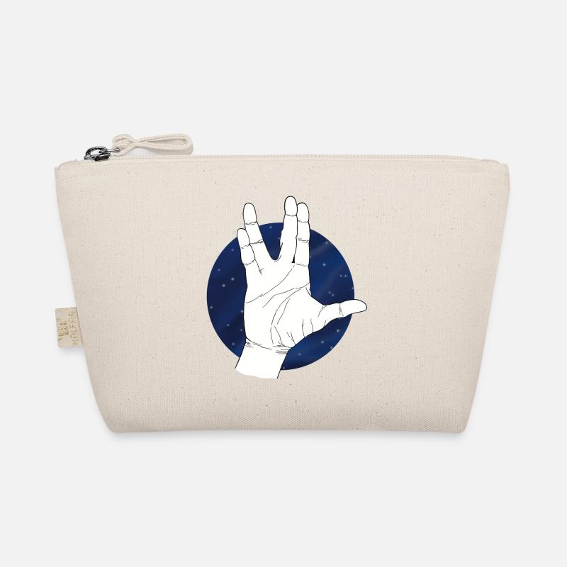 Hand Vulkaniergruß Sternenhimmel Bio-Täschchen