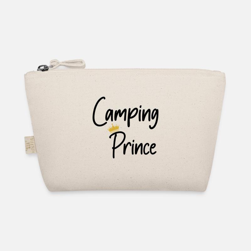 Camping Prince/Prinz - Camper, Camping - Bio-Täschchen - Natur