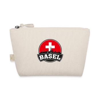 Basel Switzerland Skyline Travel Souvenir Swiss Fl - Organic Pouch - nature - Front