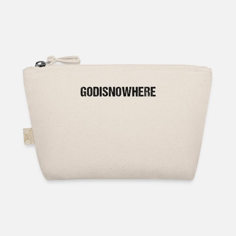 GODISNOWHERE - read it again! Organic Pouch