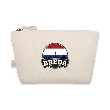 Breda Netherlands Skyline Travel Souvenir Dutch Fl - Organic Pouch - nature - Front