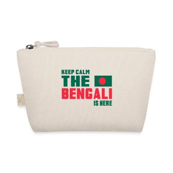 Keep Calm Bangladesh Design / Gift Idea - Organic Pouch - nature - Front