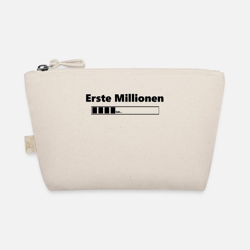 Erste Millionen Ladebalken,Geschenk, Geschenkidee Bio-Täschchen