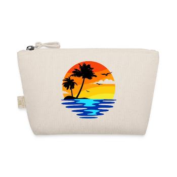 Vacation beach beach vacation island ocean caribbean - Organic Pouch - nature - Front