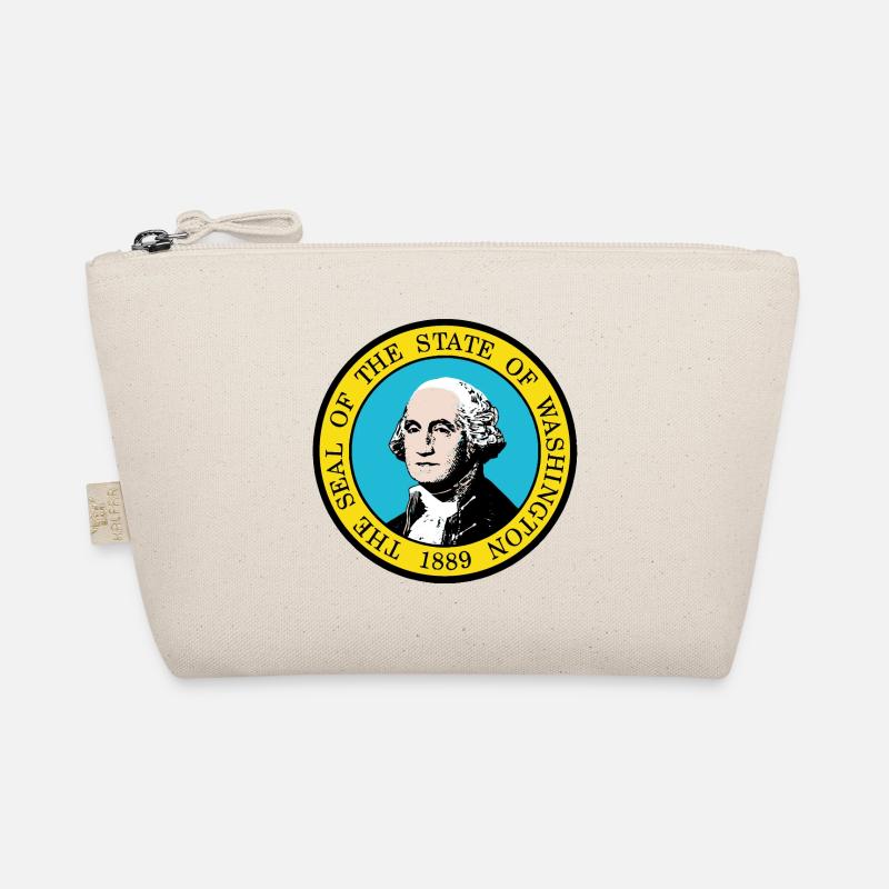 Washington State Seal - Bio-Täschchen - Natur