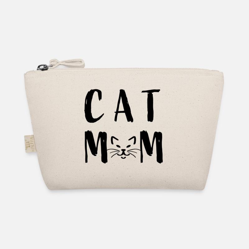 Cat Mom - Bio-Täschchen - Natur