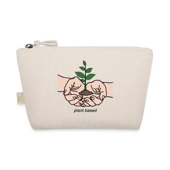 Hands with plant - plant based - Organic Pouch - nature - Front
