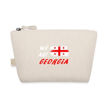 We are Georgia design / gift idea - Organic Pouch - nature - Front