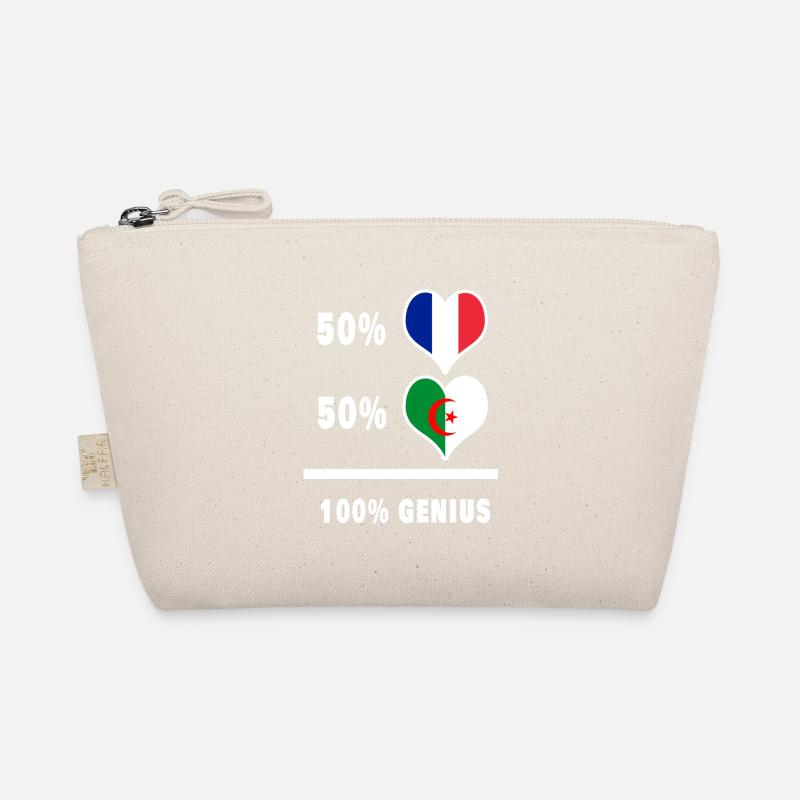 France and Algeria 100% awesome / gift Organic Pouch