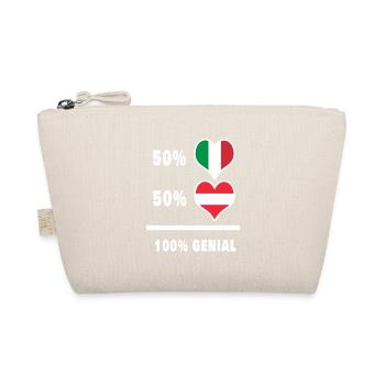 Italy and Austria Awesome / Gift - Organic Pouch - nature - Front