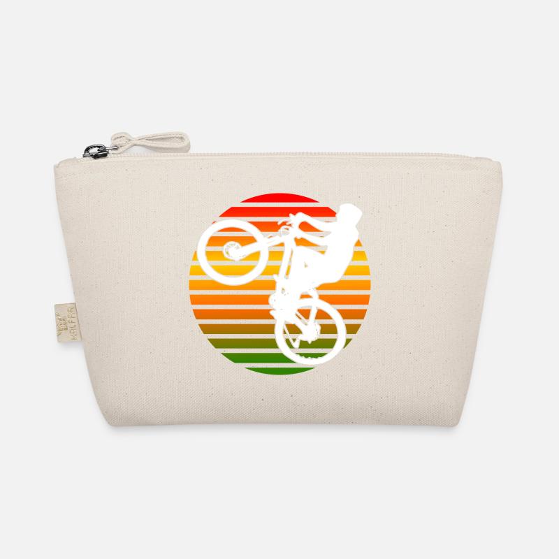 Wheelie wheel cycling gift Organic Pouch