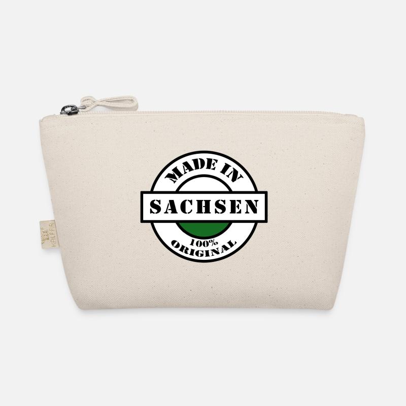MADE IN SACHSEN Dresden Leipzig Born Gift Organic Pouch