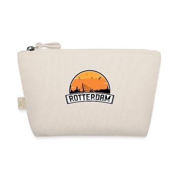 Rotterdam Netherlands Skyline Travel Souvenir Dutc - Organic Pouch - nature - Front