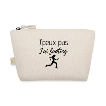 J'peux pas j ai footing - Trousse biologique - nature - Devant