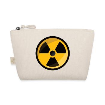 Radiation warning sign radioactive atom sign - Organic Pouch - nature - Front
