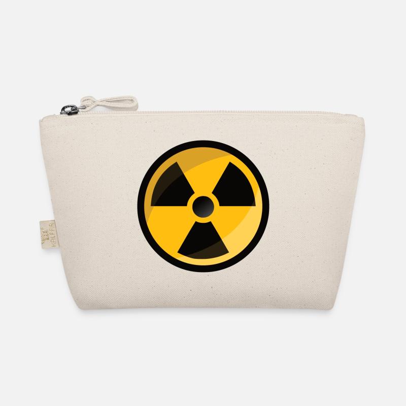 Strahlenwarnzeichen Radioaktiv Atom Zeichen Bio-Täschchen