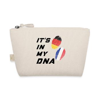 Es ist in meiner DNA Deutschland und Frankreich - Bio-Täschchen - Natur - Vorne