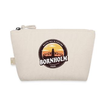 Bornholm lighthouse vintage design - Organic Pouch - nature - Front